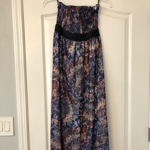 Bebe 2b floral print Maxi dress